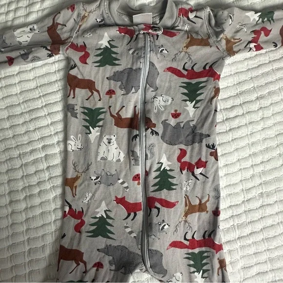 Hanna Andersson (18-24 Months) Night Night Sleeper- Organic Cotton, Printed Grey - Picture 3 of 6